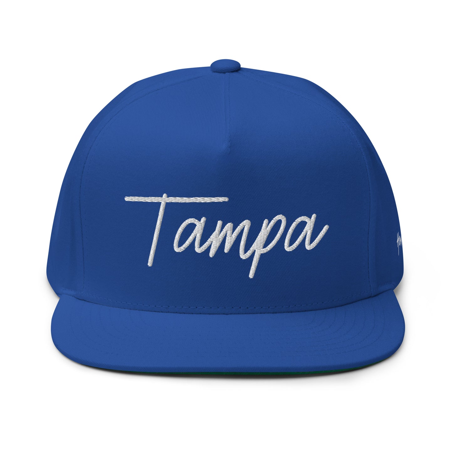 Tampa Retro Script 5 Panel A-Frame Snapback Hat