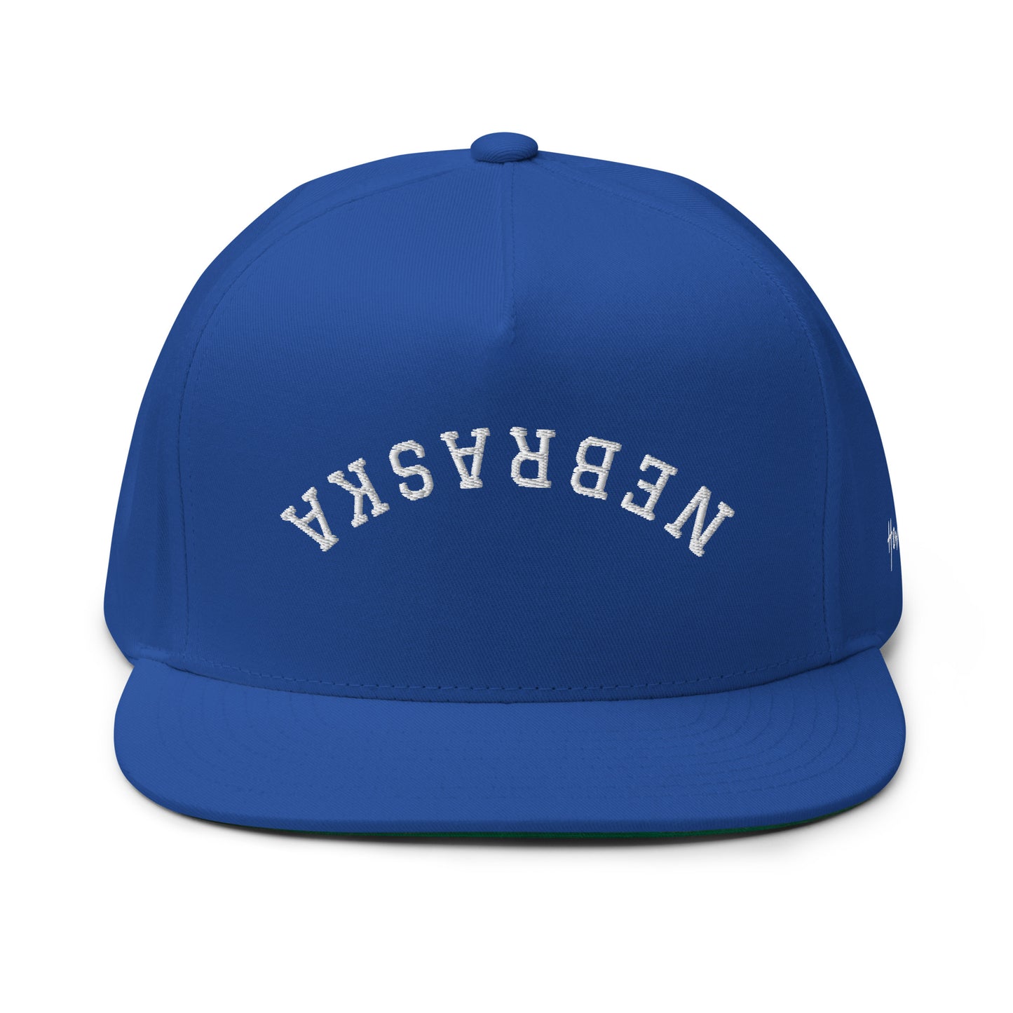 Nebraska Upside Down Arch 5 Panel A-Frame Snapback Hat