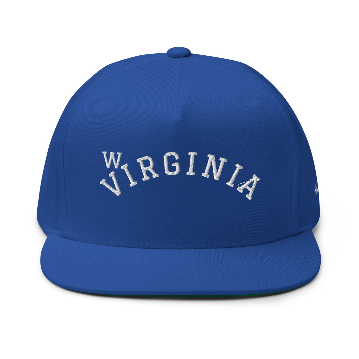 West Virginia Arch 5 Panel A-Frame Snapback Hat