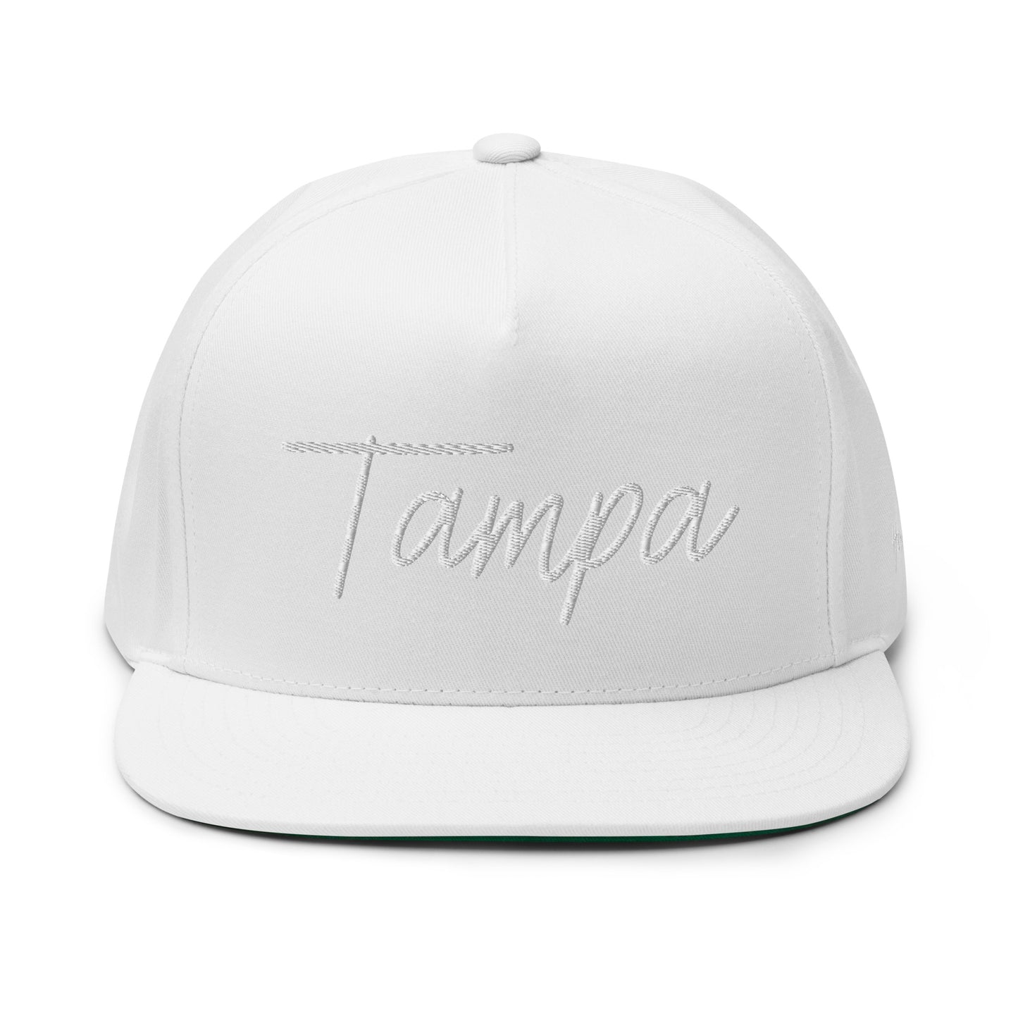 Tampa Retro Script 5 Panel A-Frame Snapback Hat