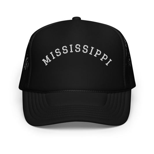 Mississippi Arch Foam 5 Panel A-Frame Snapback Trucker Hat