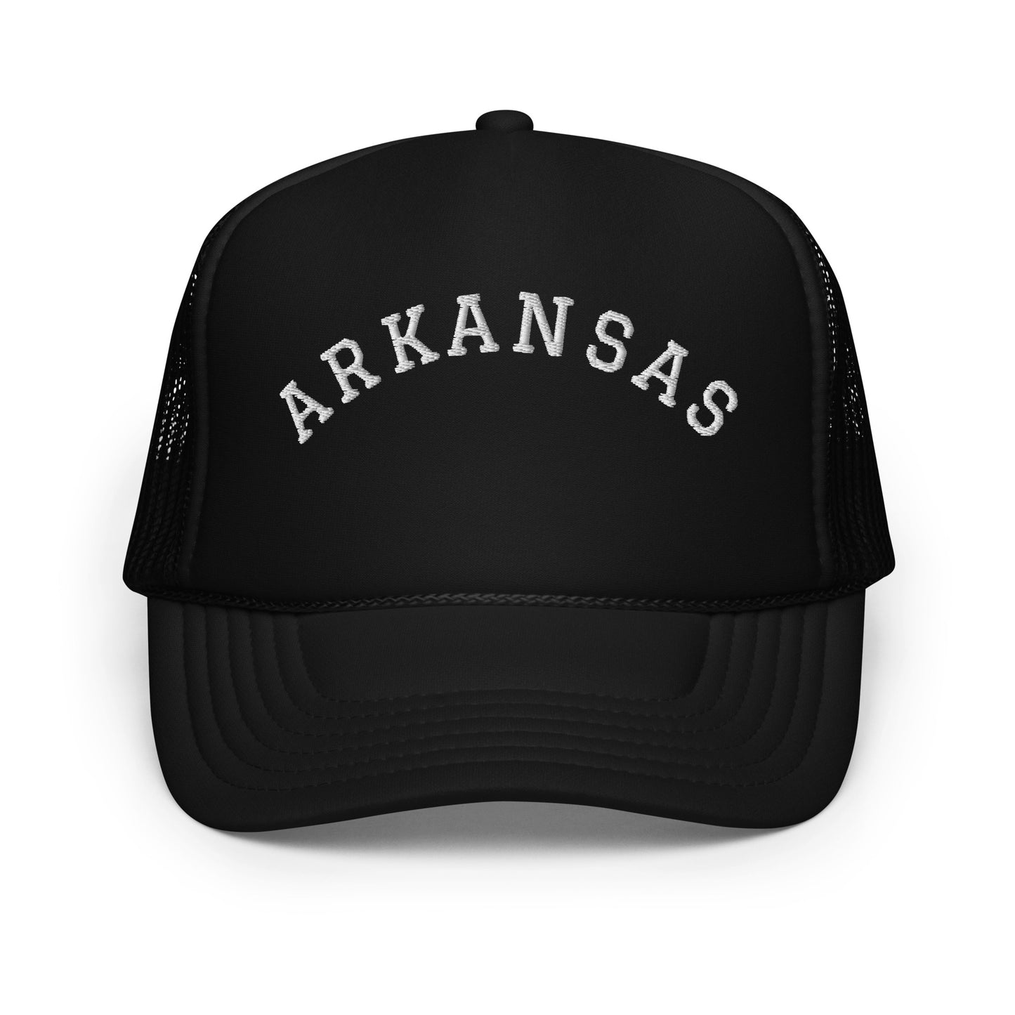 Arkansas Arch Foam 5 Panel A-Frame Snapback Trucker Hat