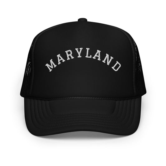 Maryland Arch Foam 5 Panel A-Frame Snapback Trucker Hat