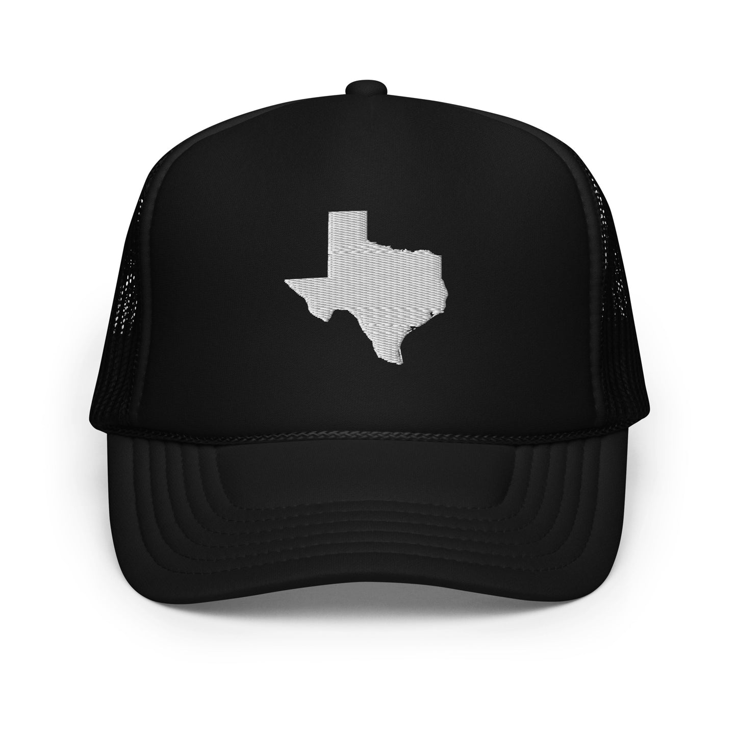 Texas State Silhouette Foam 5 Panel A-Frame Snapback Trucker Hat