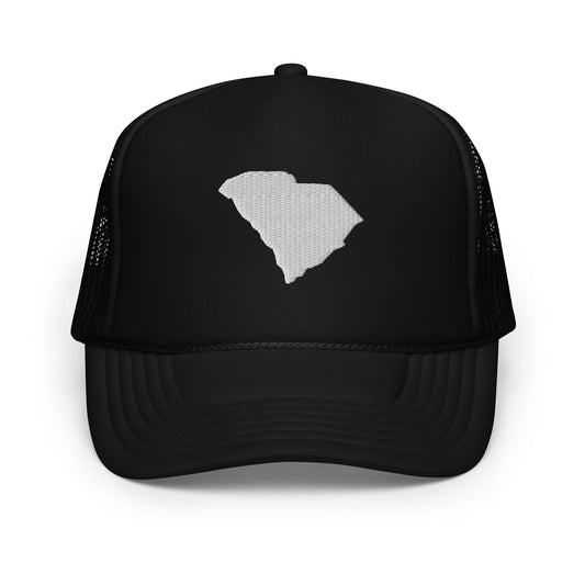 South Carolina State Silhouette Foam 5 Panel A-Frame Snapback Trucker Hat