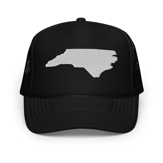 North Carolina State Silhouette Foam 5 Panel A-Frame Snapback Trucker Hat