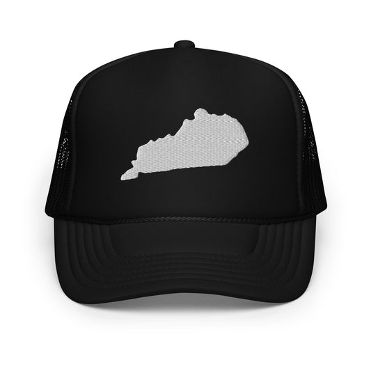 Kentucky State Silhouette Foam 5 Panel A-Frame Snapback Trucker Hat