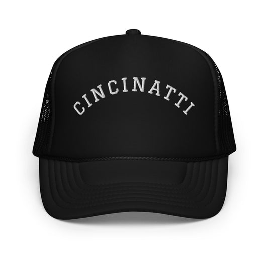 Cincinnati Arch Foam 5 Panel A-Frame Snapback Trucker Hat