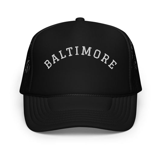 Baltimore Arch Foam 5 Panel A-Frame Snapback Trucker Hat