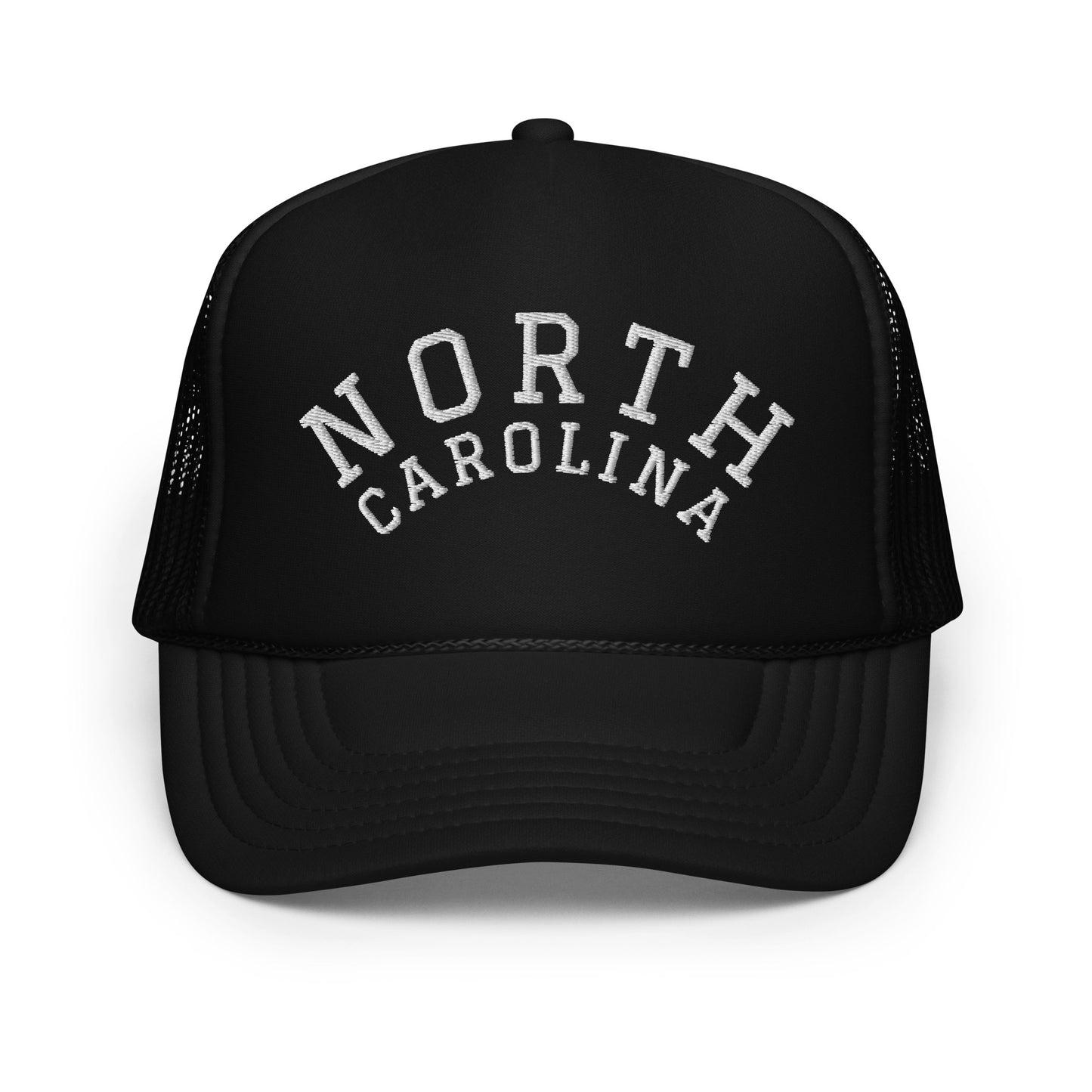 North Carolina Arch Foam 5 Panel A-Frame Snapback Trucker Hat