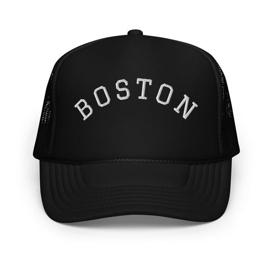 Boston Arch Foam 5 Panel A-Frame Snapback Trucker Hat