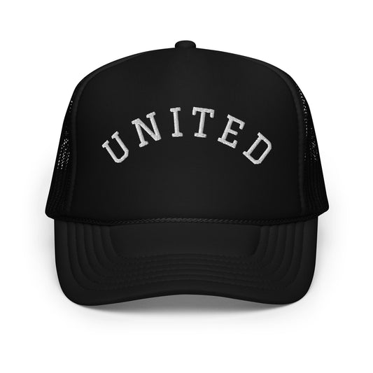 United States USA "United" Arch Foam 5 Panel A-Frame Snapback Trucker Hat