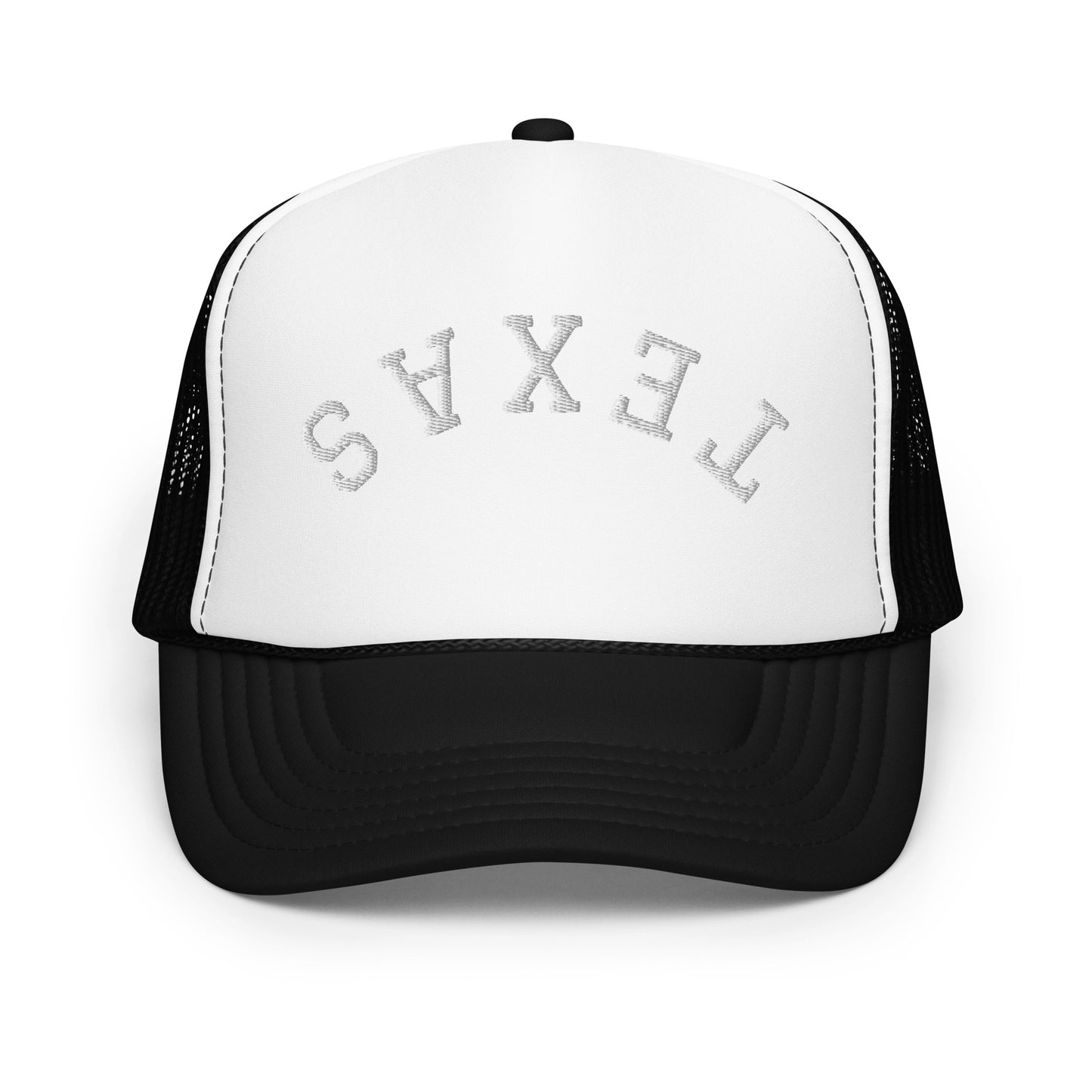 Texas Upside Down Arch Foam 5 Panel A-Frame Snapback Trucker Hat