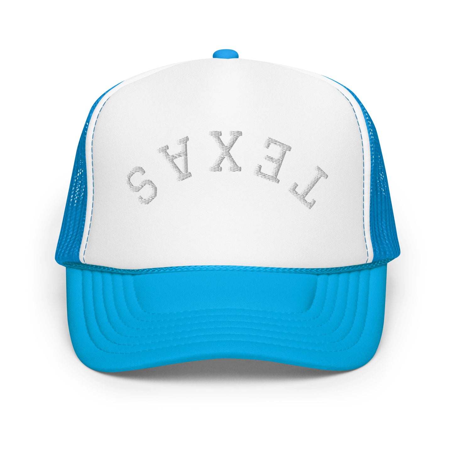 Texas Upside Down Arch Foam 5 Panel A-Frame Snapback Trucker Hat