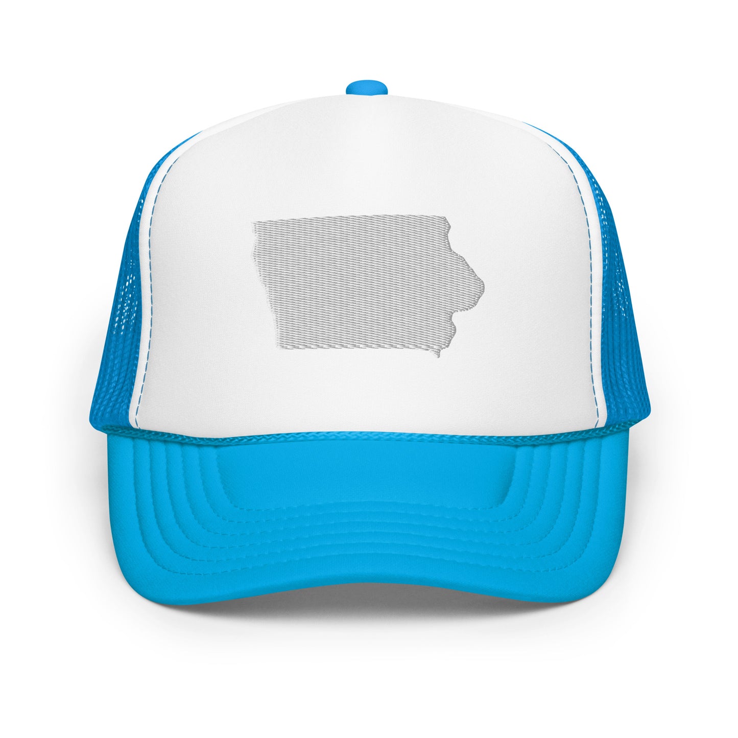 Iowa State Silhouette Foam 5 Panel A-Frame Snapback Trucker Hat