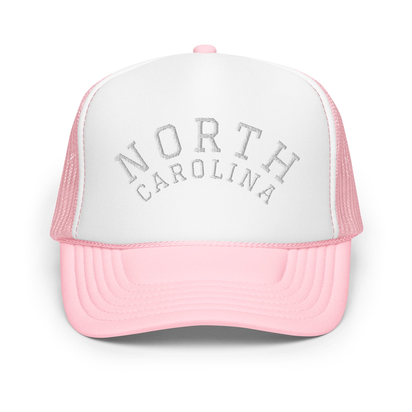 North Carolina Arch Foam 5 Panel A-Frame Snapback Trucker Hat