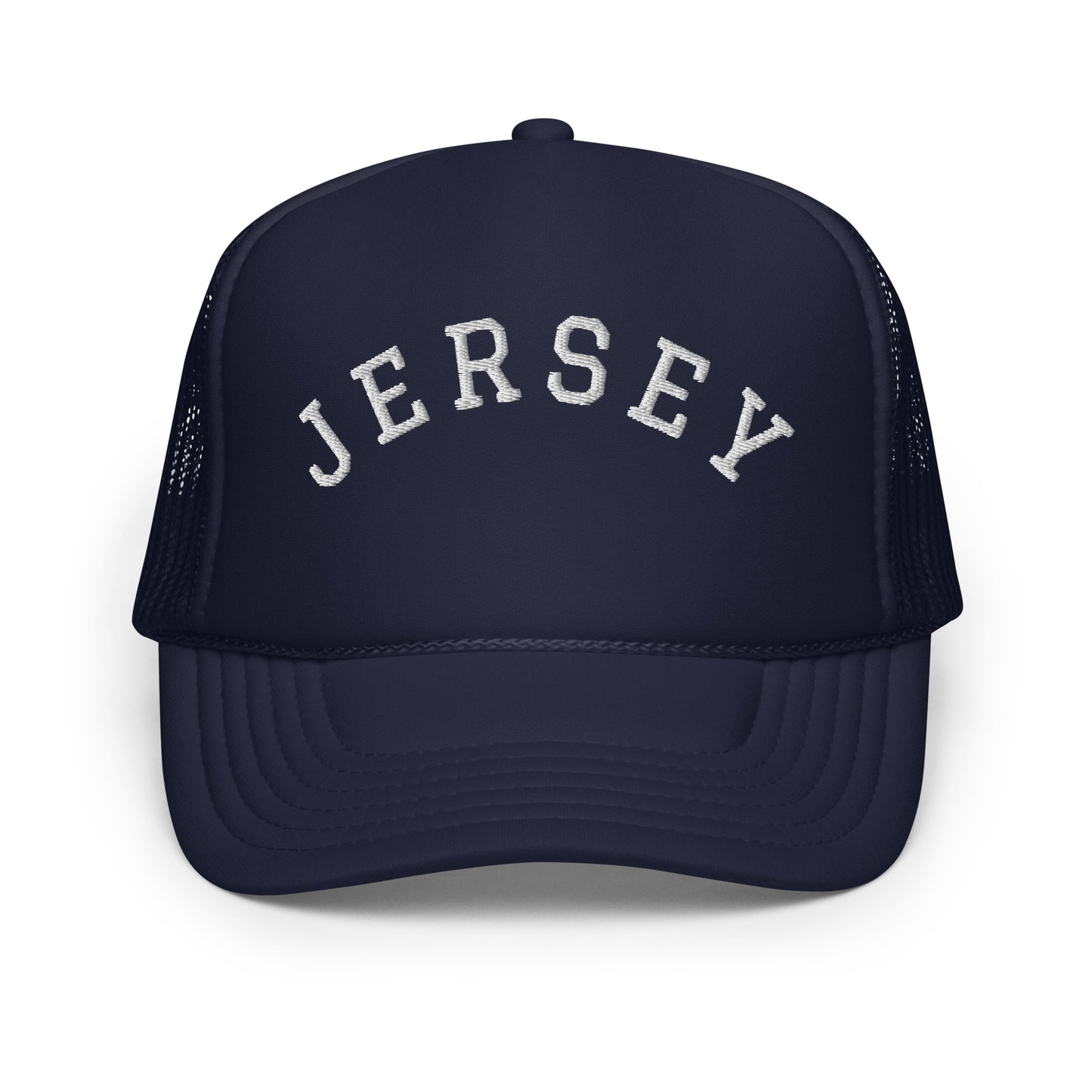 New Jersey "Jersey" Arch Foam 5 Panel A-Frame Snapback Trucker Hat