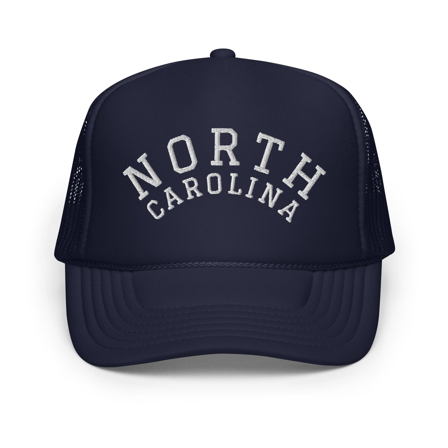 North Carolina Arch Foam 5 Panel A-Frame Snapback Trucker Hat