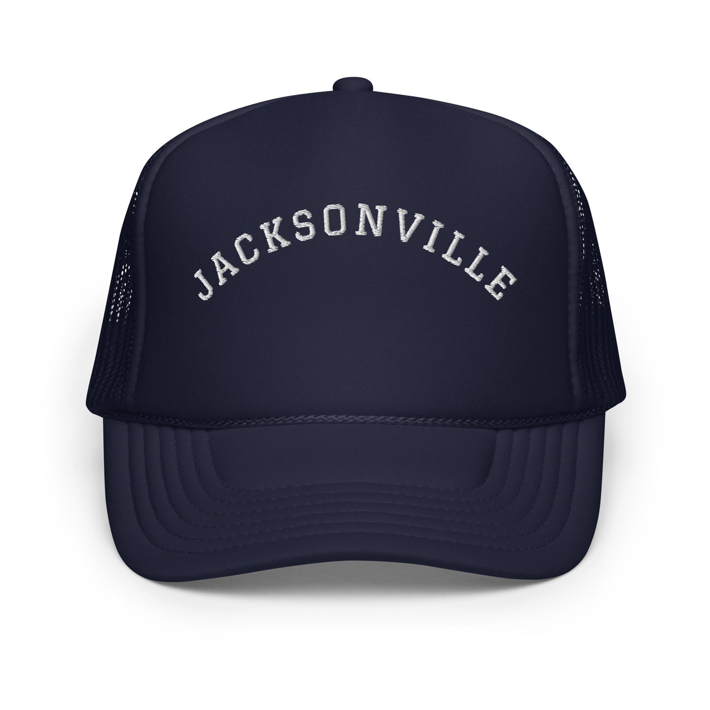 Jacksonville Arch Foam 5 Panel A-Frame Snapback Trucker Hat