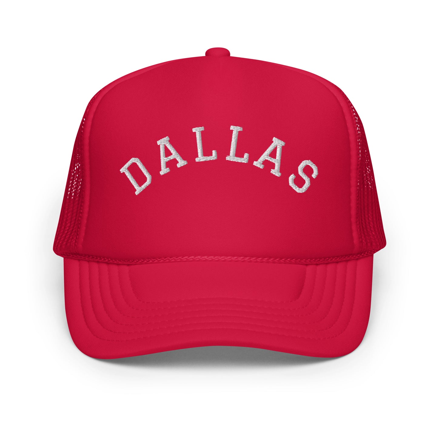 Dallas Arch Foam 5 Panel A-Frame Snapback Trucker Hat