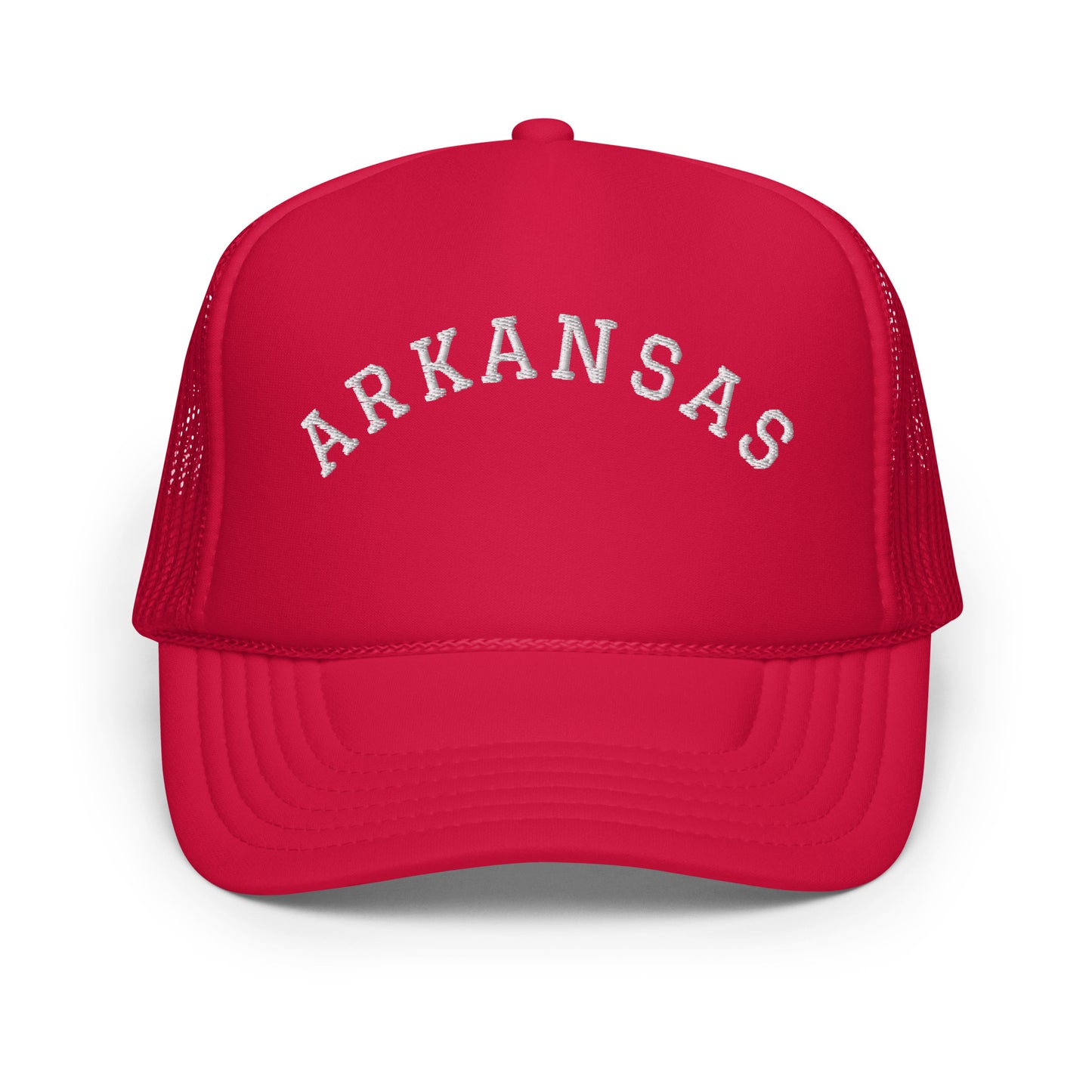 Arkansas Arch Foam 5 Panel A-Frame Snapback Trucker Hat