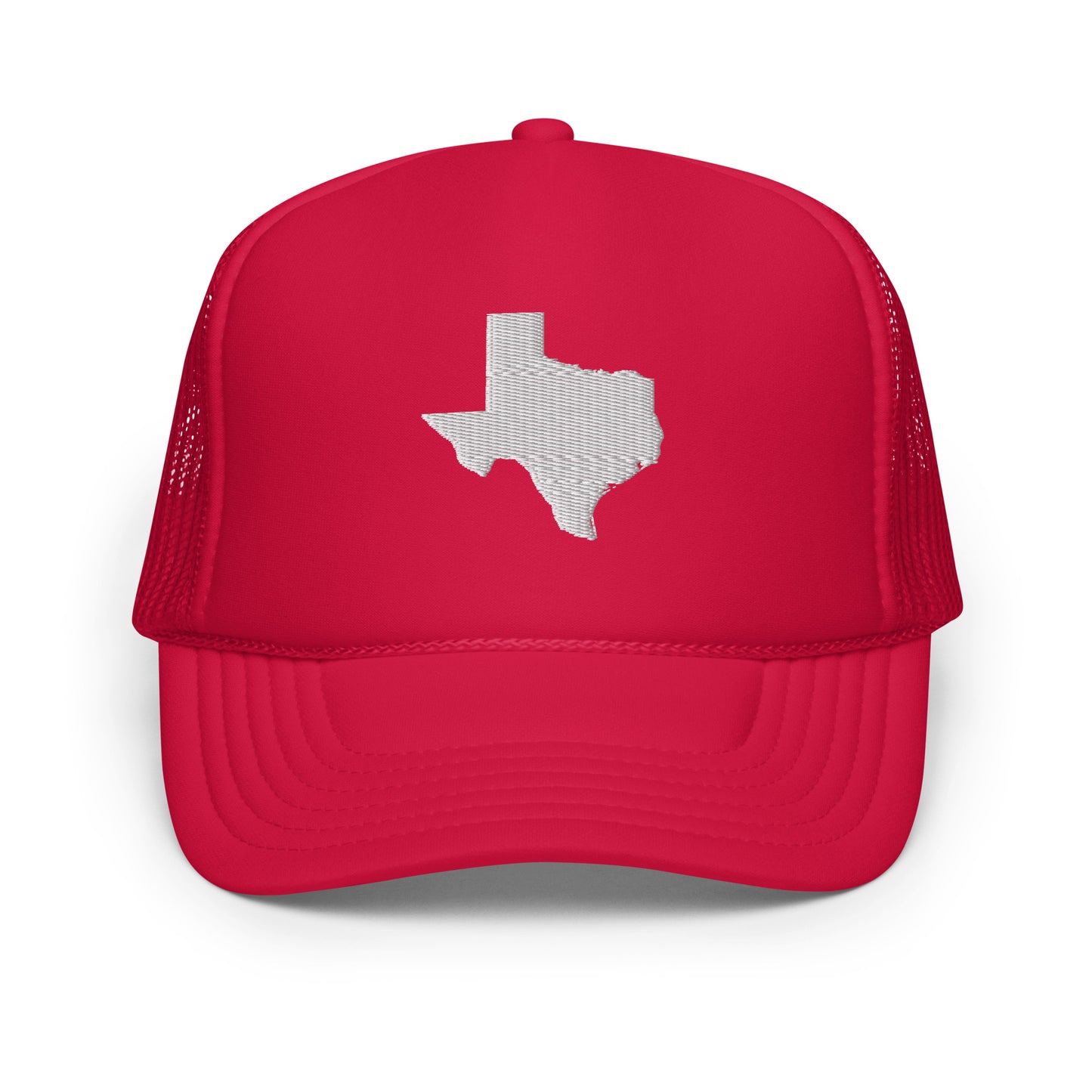 Texas State Silhouette Foam 5 Panel A-Frame Snapback Trucker Hat