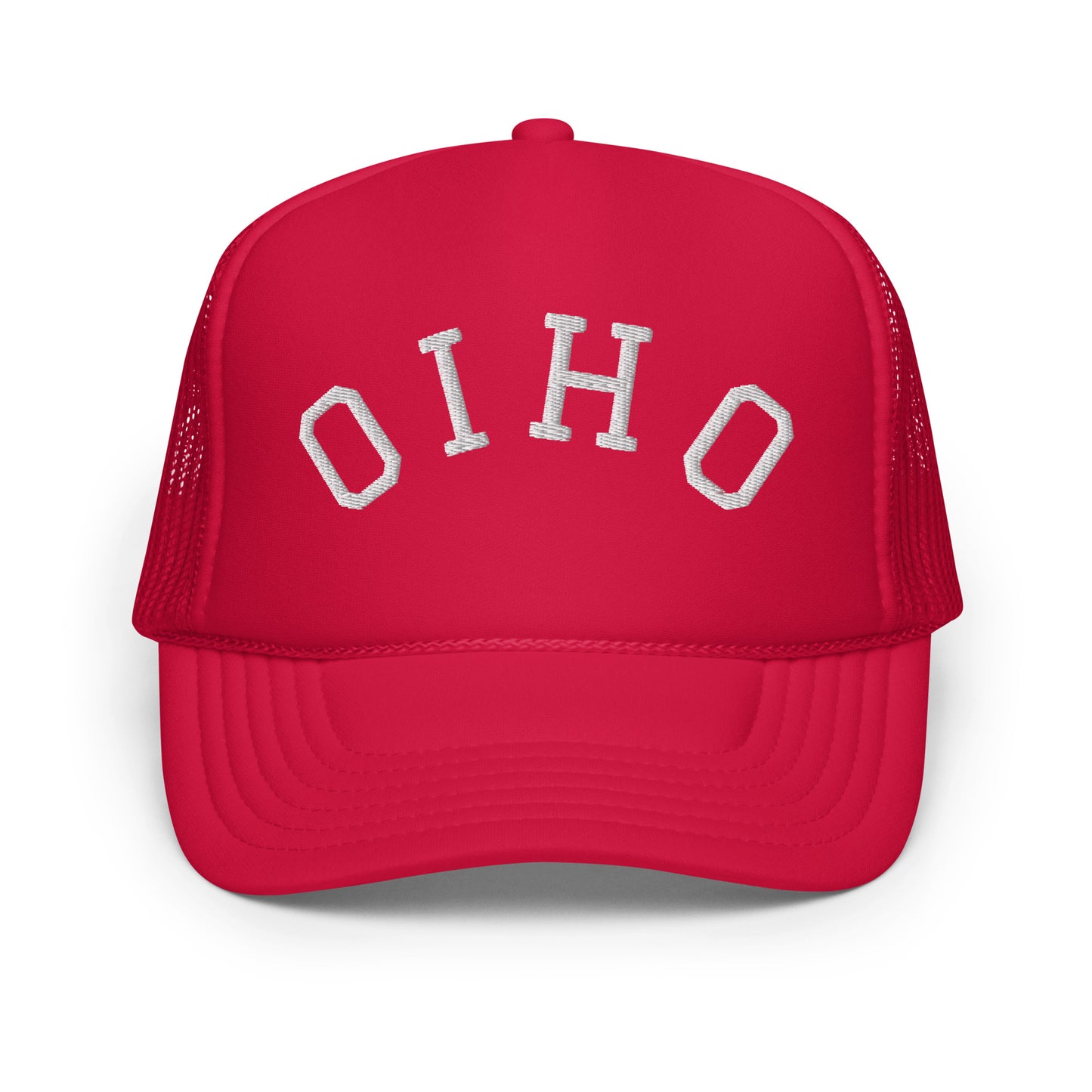 Ohio Upside Down Arch Foam 5 Panel A-Frame Snapback Trucker Hat