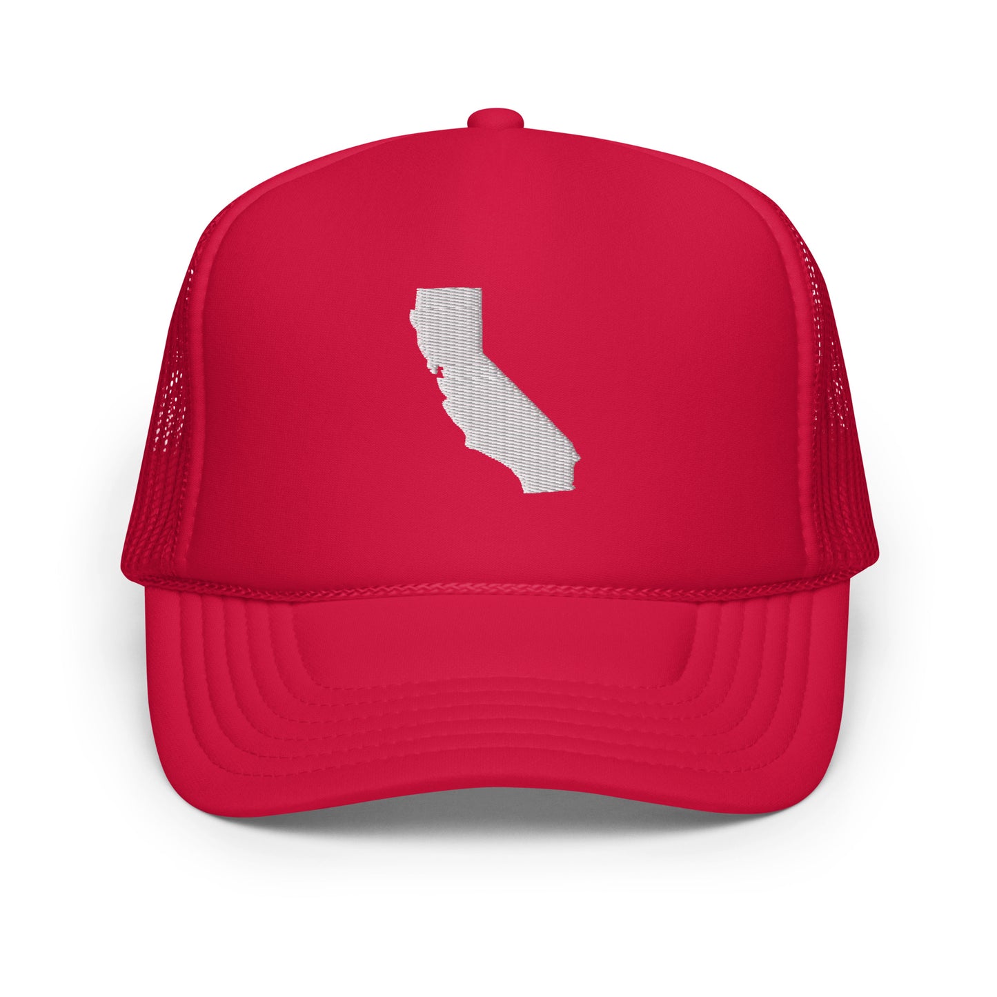 California State Silhouette Foam 5 Panel A-Frame Snapback Trucker Hat