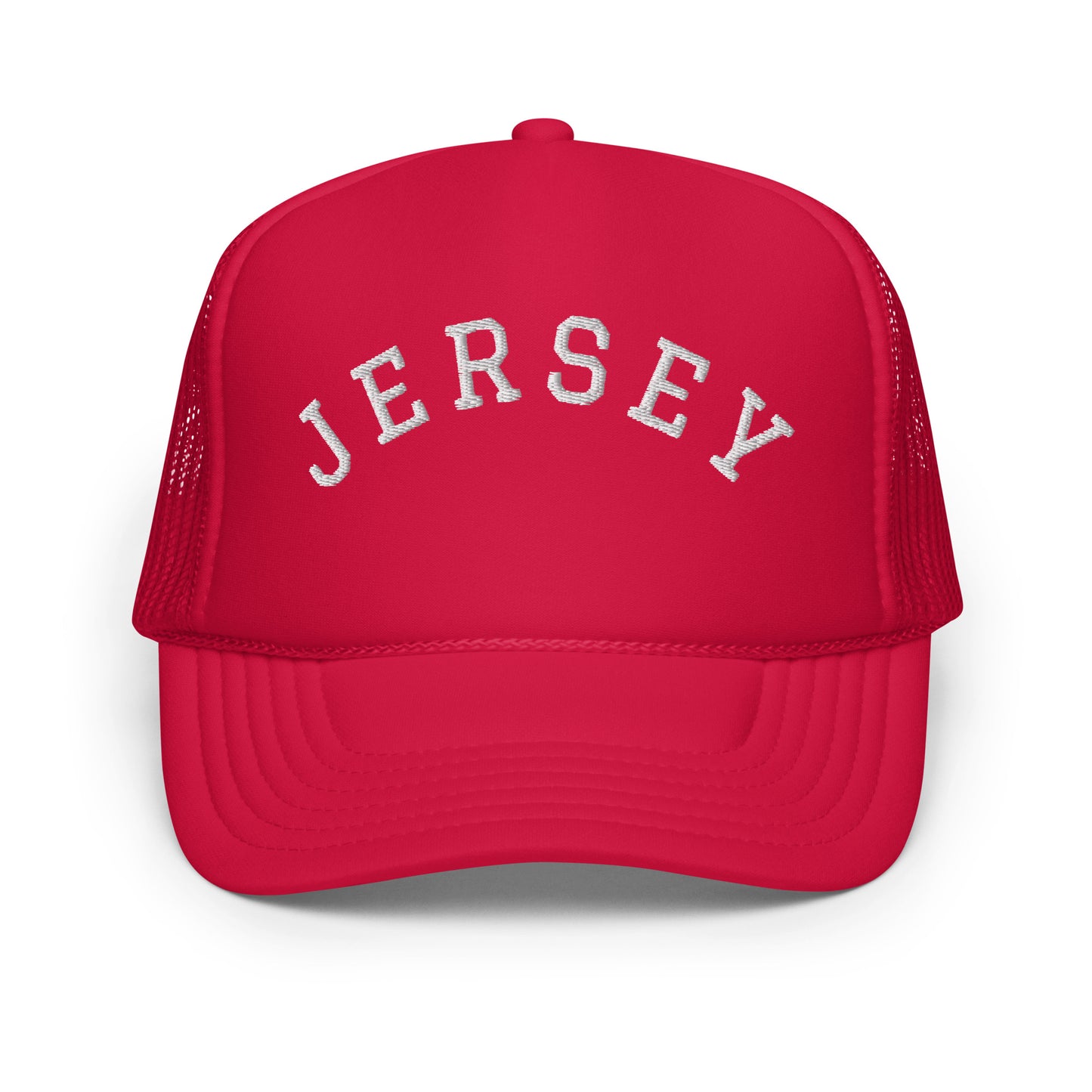 New Jersey "Jersey" Arch Foam 5 Panel A-Frame Snapback Trucker Hat