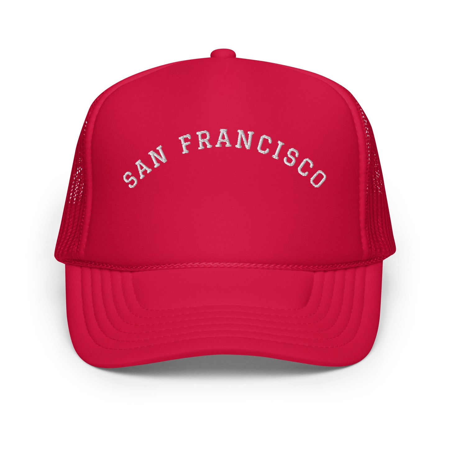 San Francisco Arch Foam 5 Panel A-Frame Snapback Trucker Hat