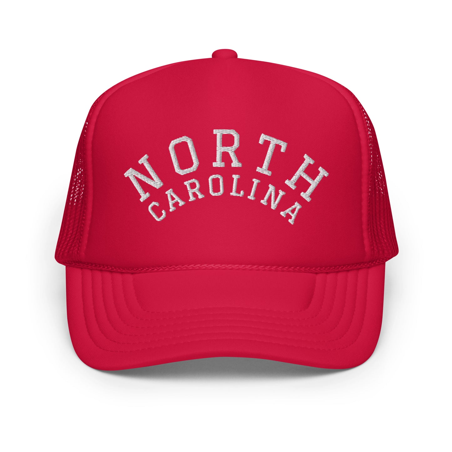 North Carolina Arch Foam 5 Panel A-Frame Snapback Trucker Hat