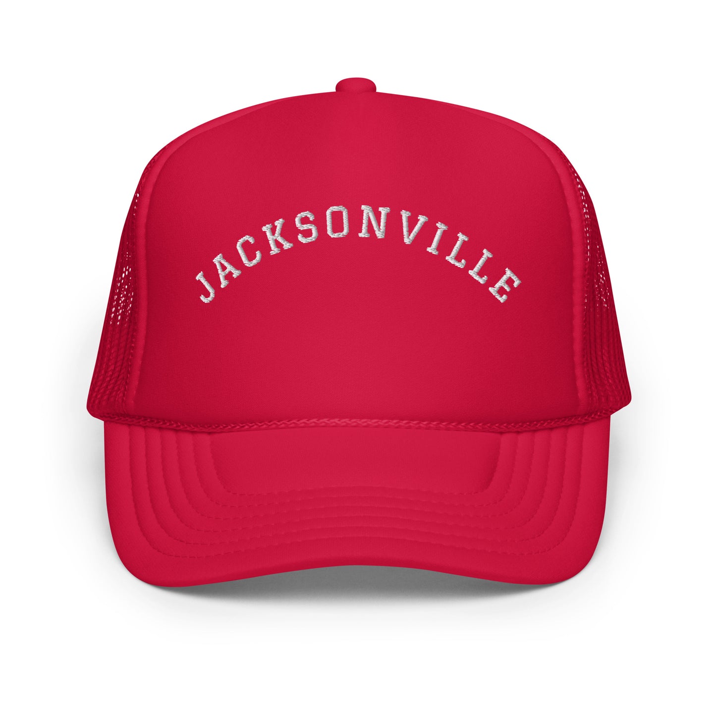 Jacksonville Arch Foam 5 Panel A-Frame Snapback Trucker Hat