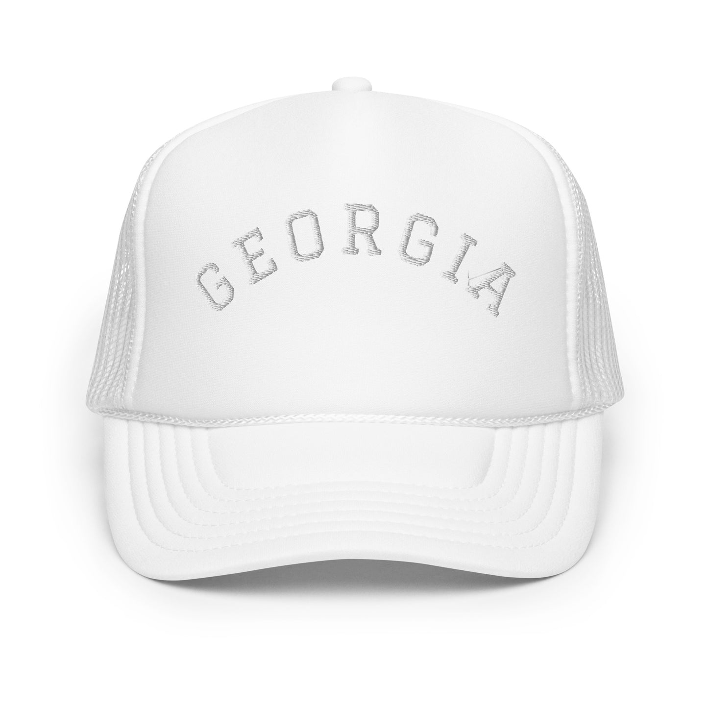 Georgia Arch Foam 5 Panel A-Frame Snapback Trucker Hat