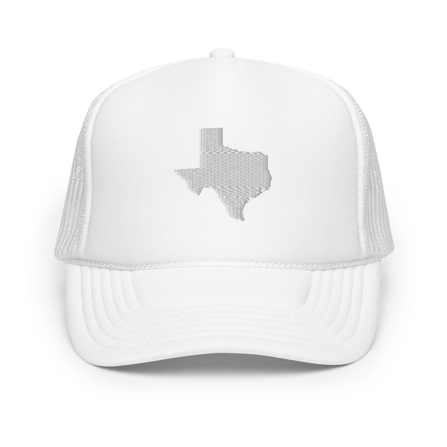 Texas State Silhouette Foam 5 Panel A-Frame Snapback Trucker Hat