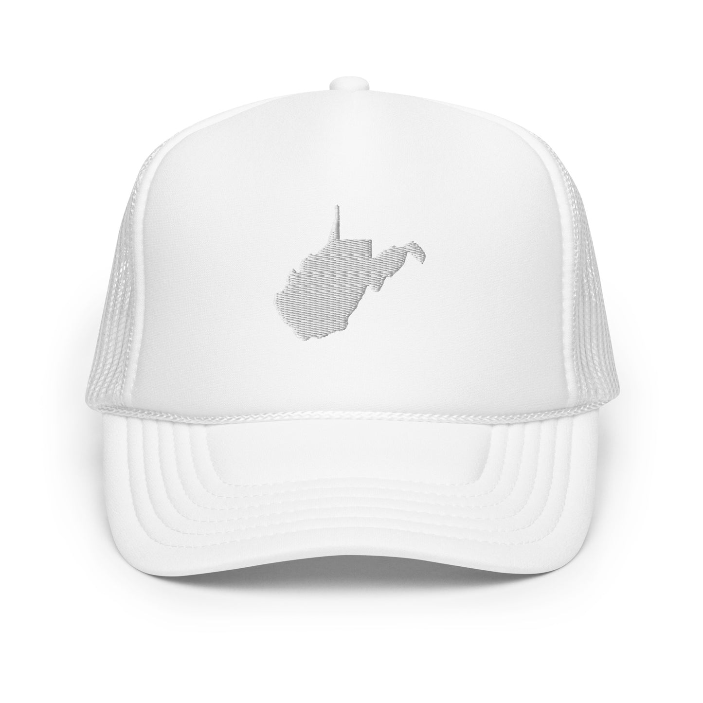 West Virginia State Silhouette Foam 5 Panel A-Frame Snapback Trucker Hat