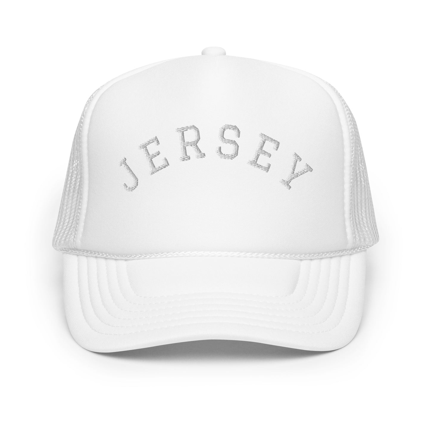 New Jersey "Jersey" Arch Foam 5 Panel A-Frame Snapback Trucker Hat