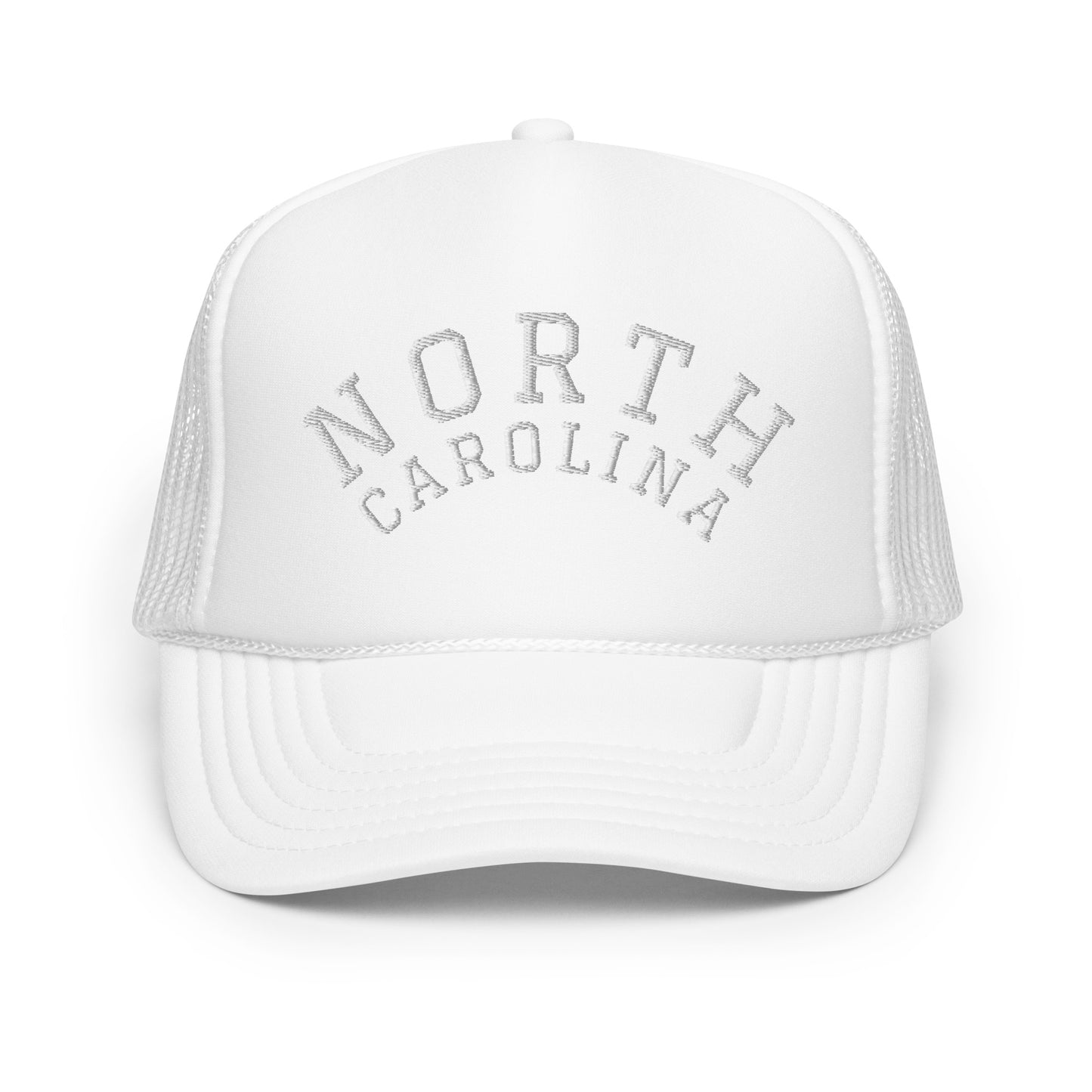 North Carolina Arch Foam 5 Panel A-Frame Snapback Trucker Hat