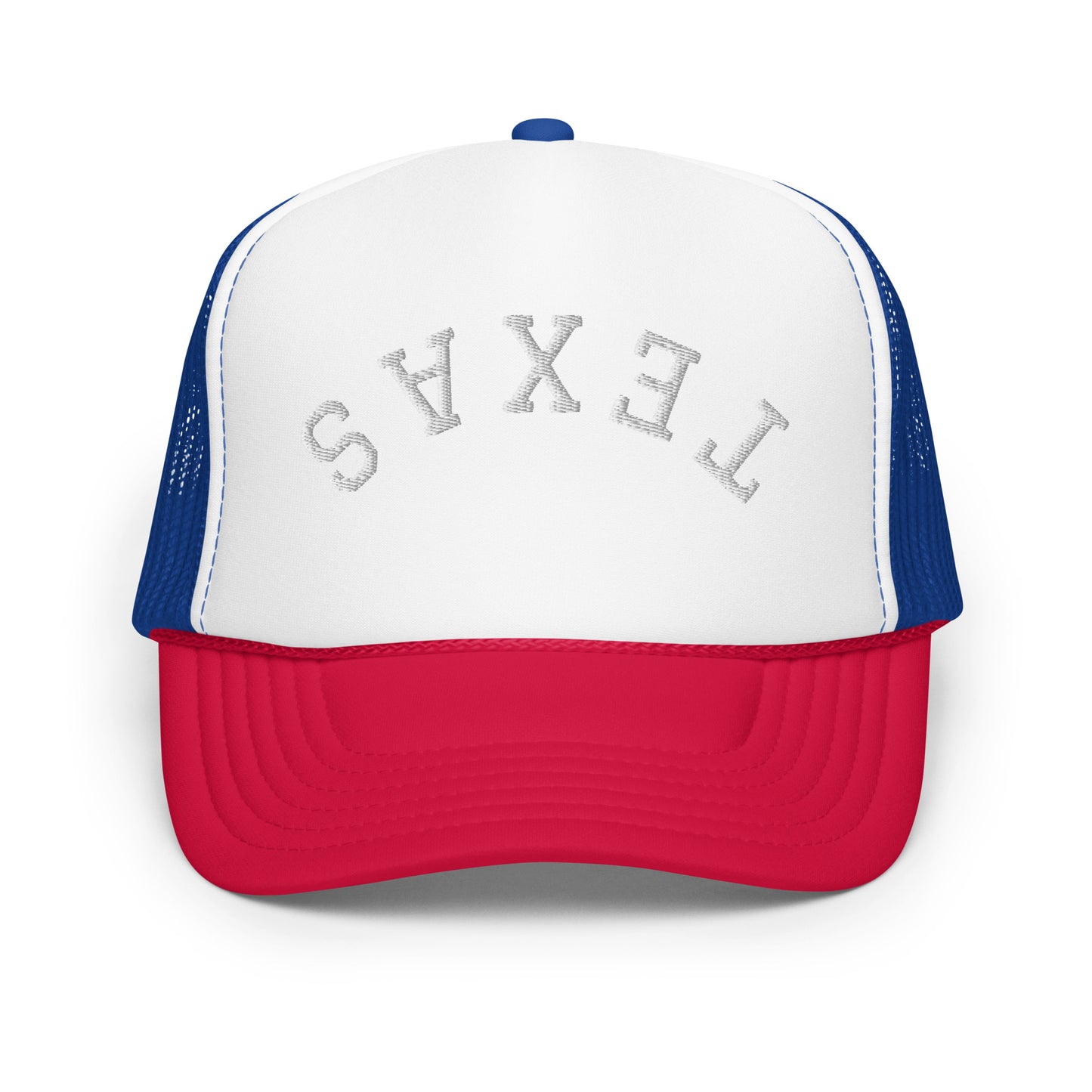 Texas Upside Down Arch Foam 5 Panel A-Frame Snapback Trucker Hat