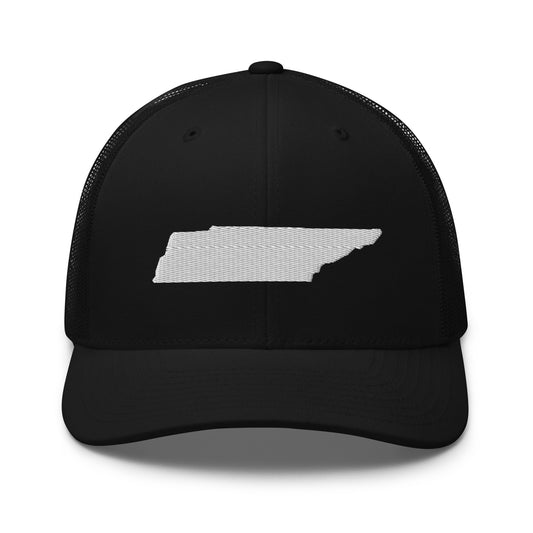 Tennessee State Silhouette Mid 6 Panel Snapback Trucker Hat