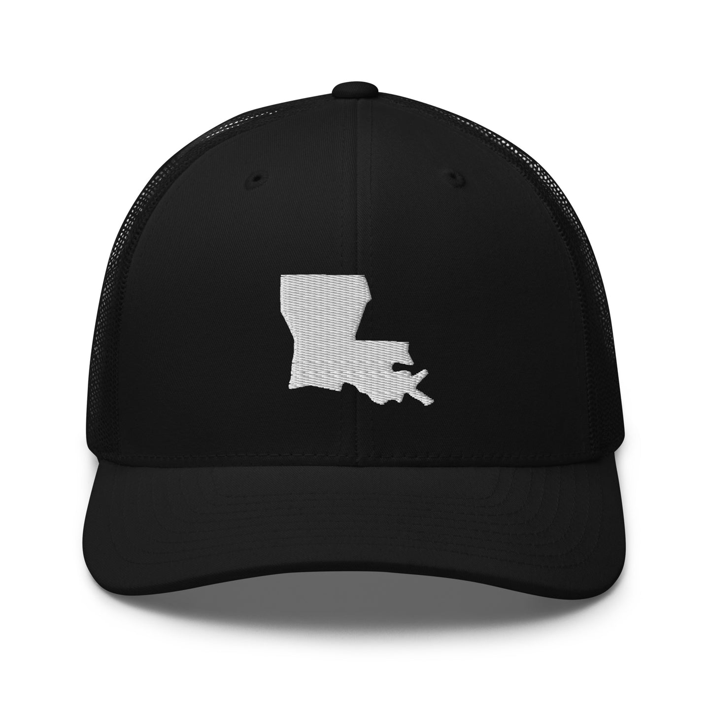 Louisiana State Silhouette Mid 6 Panel Snapback Trucker Hat