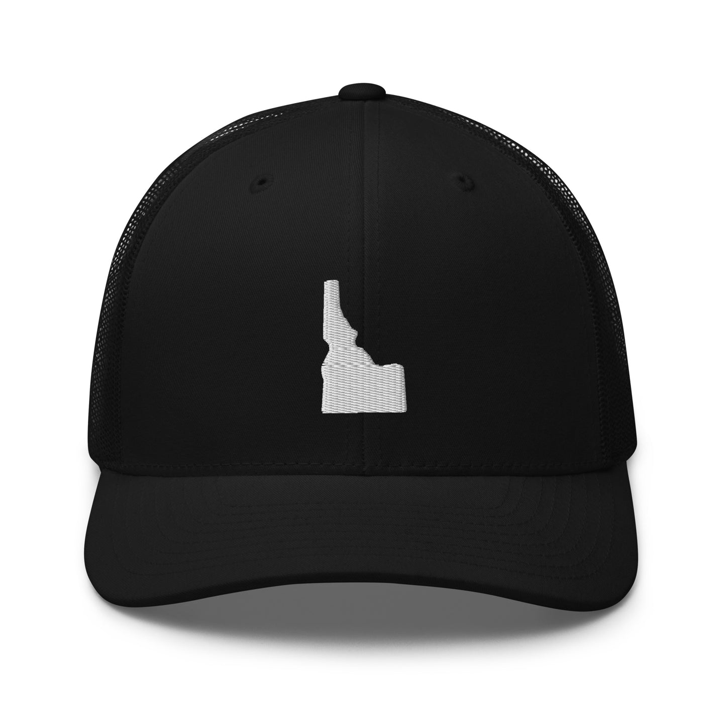 Idaho State Silhouette Mid 6 Panel Snapback Trucker Hat