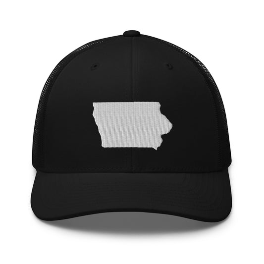 Iowa State Silhouette Mid 6 Panel Snapback Trucker Hat