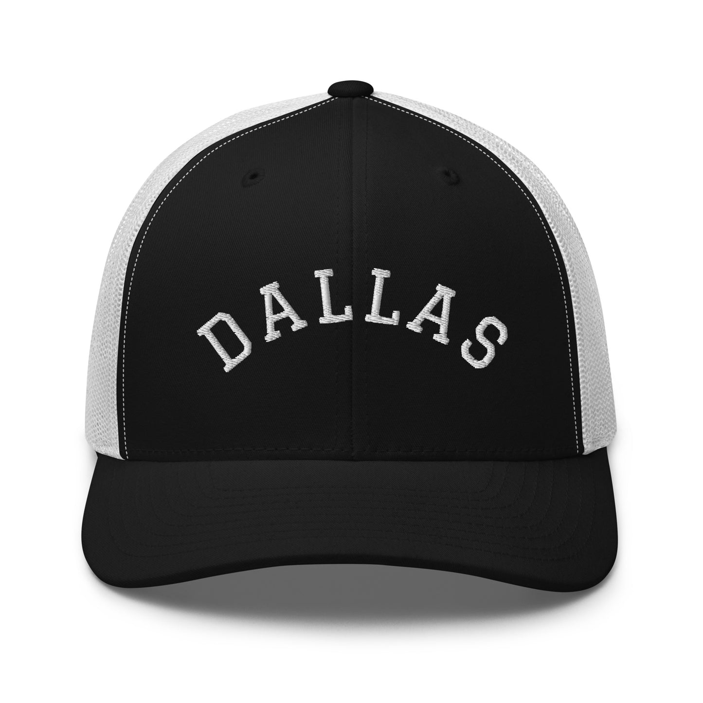 Dallas Arch Mid 6 Panel Snapback Trucker Hat