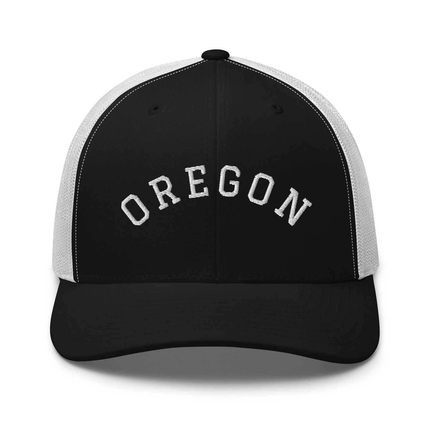 Oregon Arch Mid 6 Panel Snapback Trucker Hat