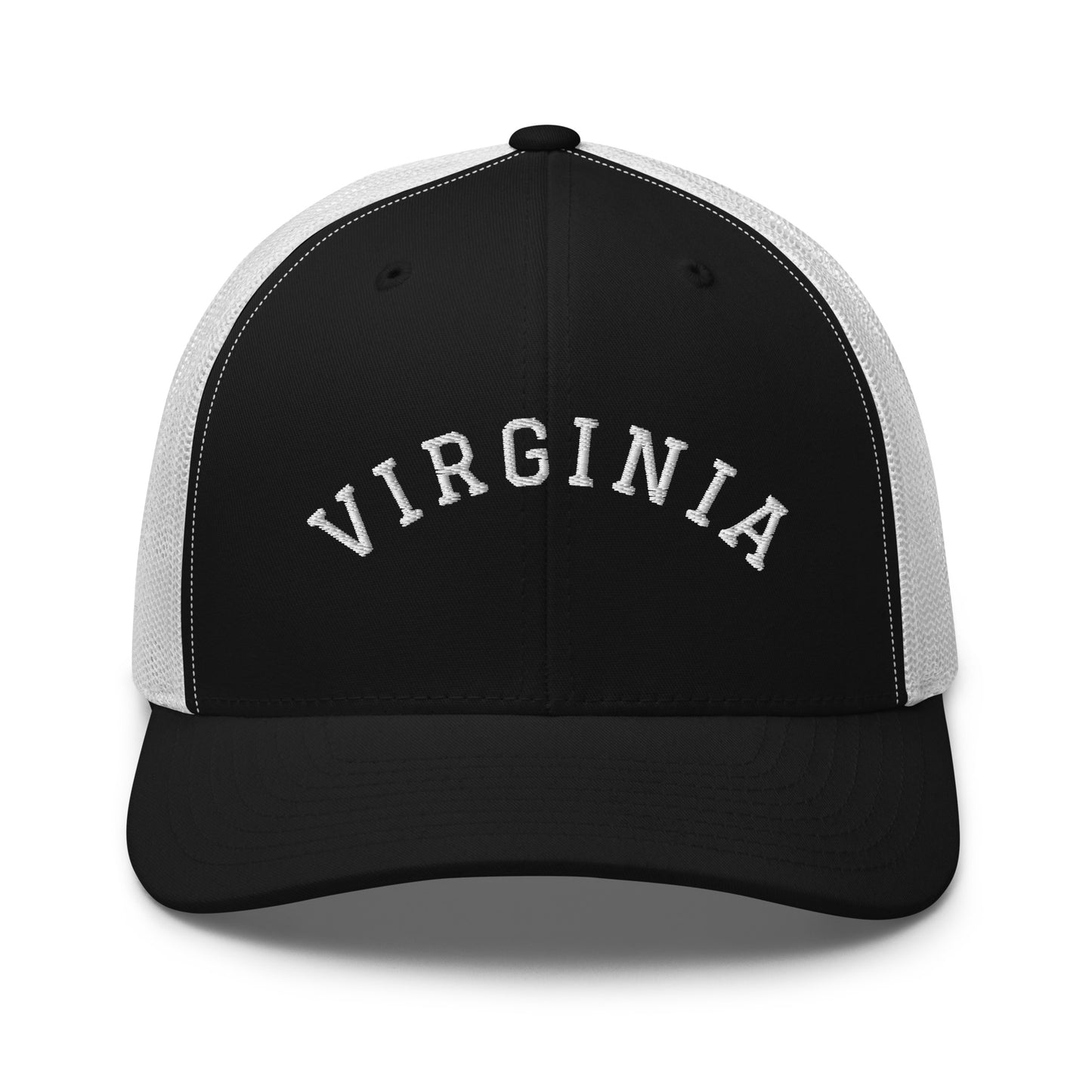 Virginia Arch Mid 6 Panel Snapback Trucker Hat