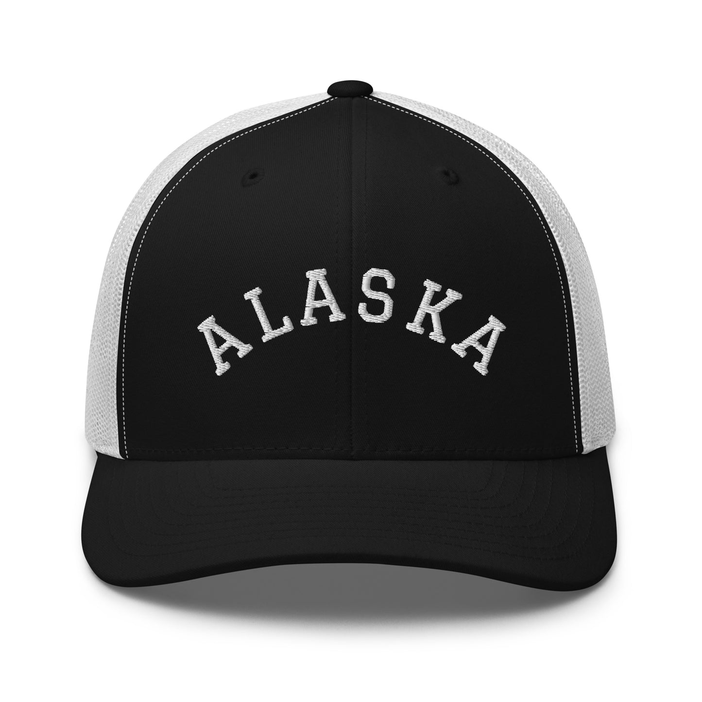 Alaska Arch Mid 6 Panel Snapback Trucker Hat