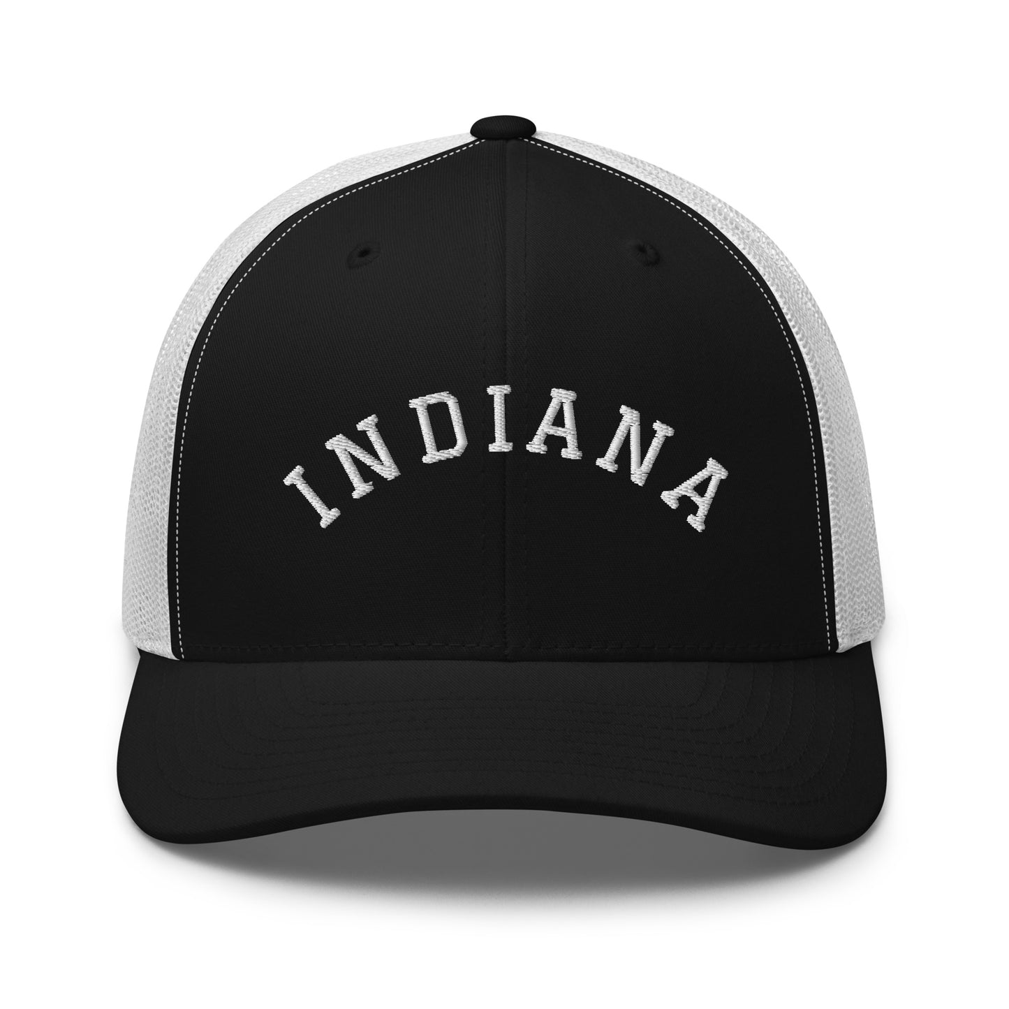 Indiana Arch Mid 6 Panel Snapback Trucker Hat