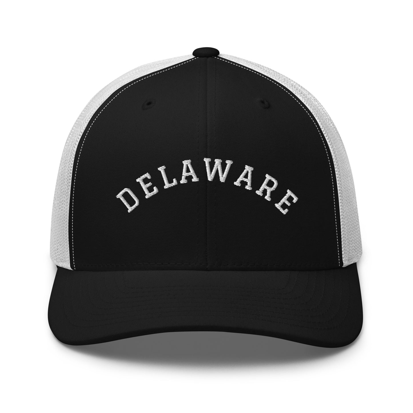 Delaware Arch Mid 6 Panel Snapback Trucker Hat