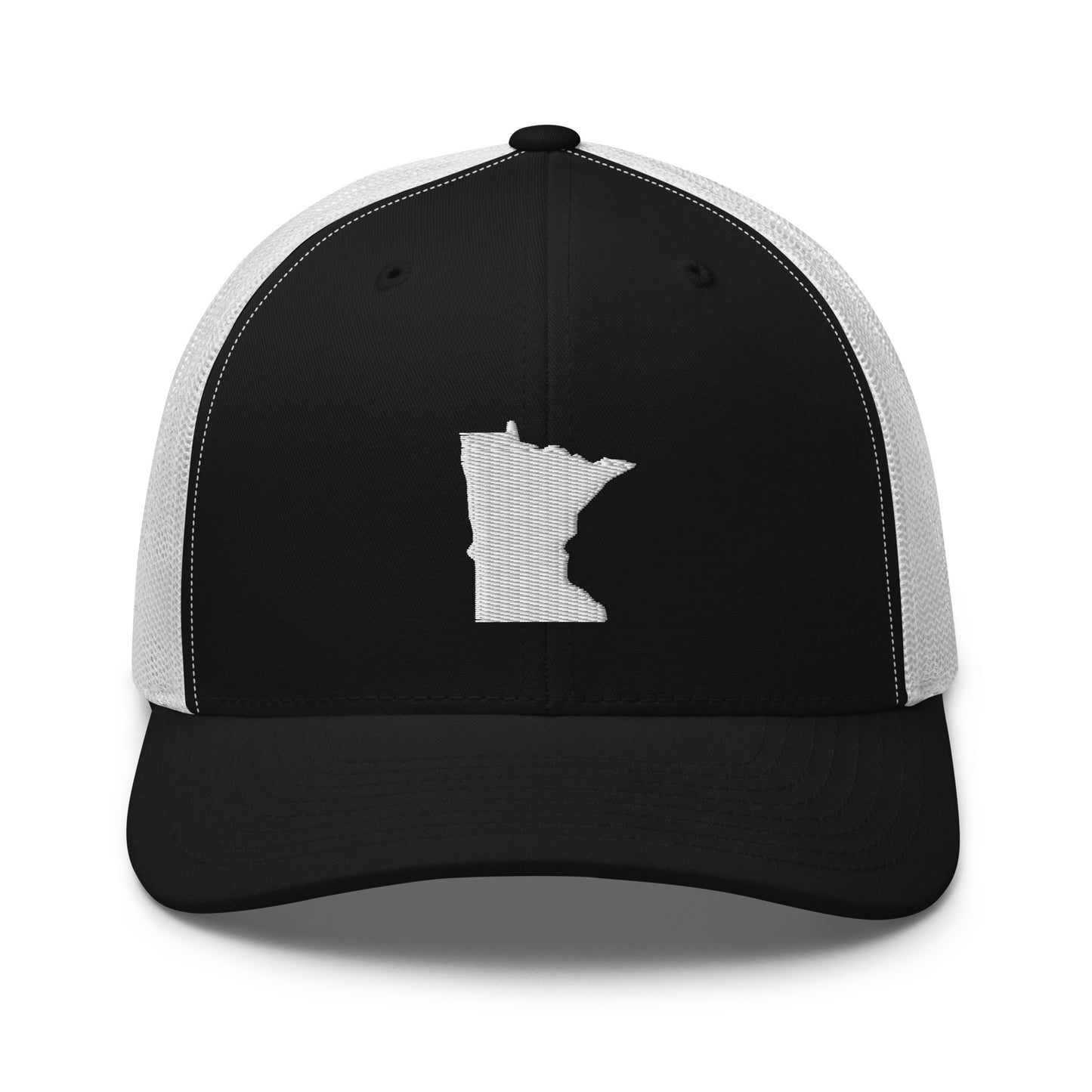 Minnesota State Silhouette Mid 6 Panel Snapback Trucker Hat