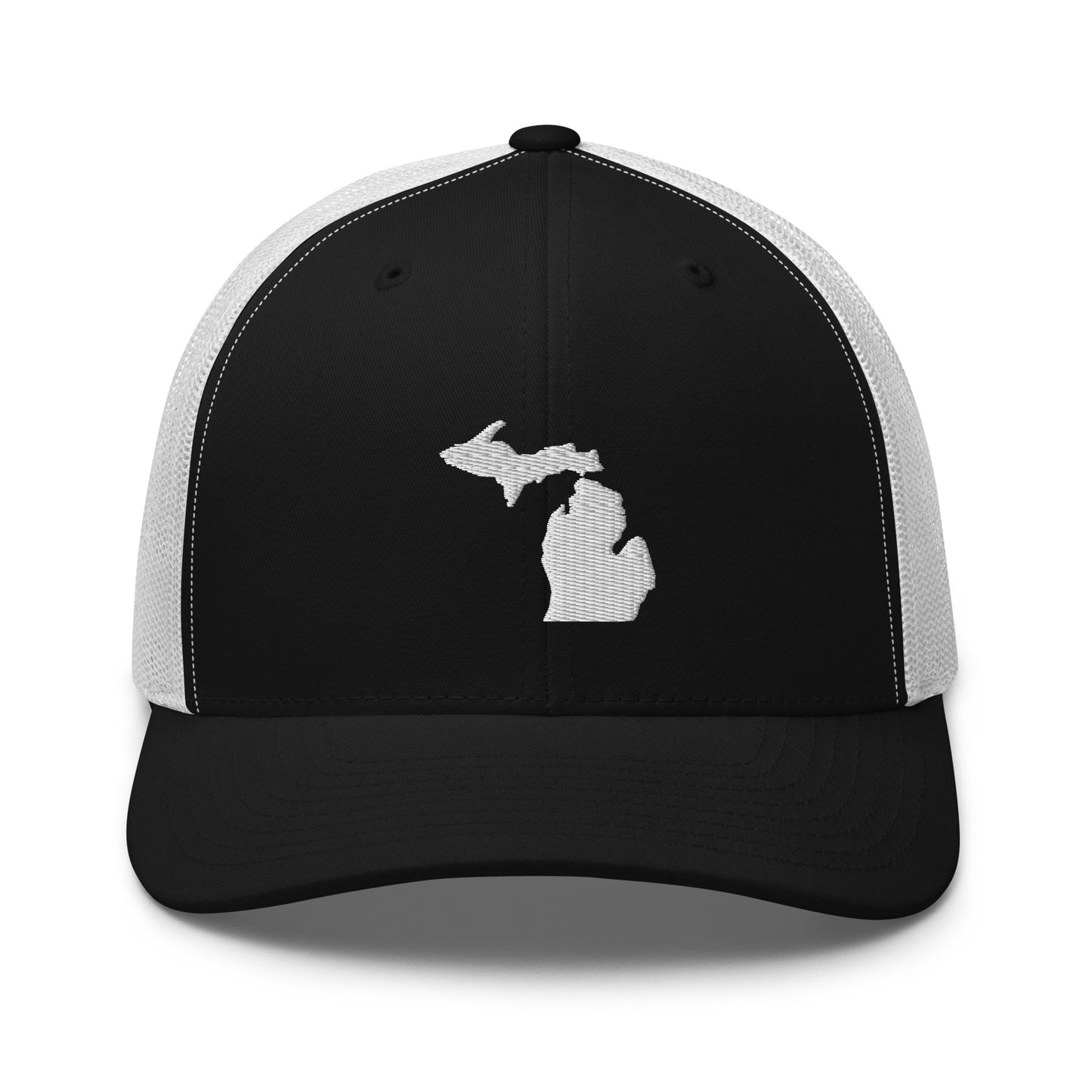 Michigan State Silhouette Mid 6 Panel Snapback Trucker Hat